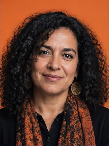 Retrato ilustrativo de Amina El-Sayed